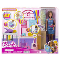 Mattel barbie módní design studio s panenkou, hkt78