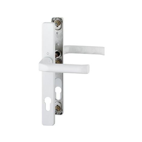 Hoppe Klika/klika London úzký štítek F9016 bílá /8 mm, PZ92/ dveře 67-72 mm