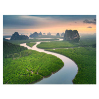Fotografie Beautiful landscape Phangnga bay, unseen view, Jackyenjoyphotography, 40x30 cm