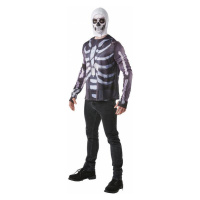 Rubies Pánský top a čepice Skull Trooper (Fortnite) Velikost - dospělý: S