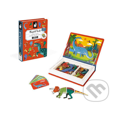 Magnetibook Dinosaury - puzzle z kategorie Maxi dílky JANOD