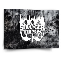 Sablio Obraz Stranger Things White - 150x110 cm