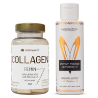 Collagen Femin tob.90+Masáž olej Sandalwood 100ml