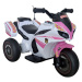mamido  Dětská elektrická motorka policie GTM5588-A růžová