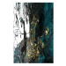 Conceptum Hypnose Koberec Dark Marble 80x200 cm modrý