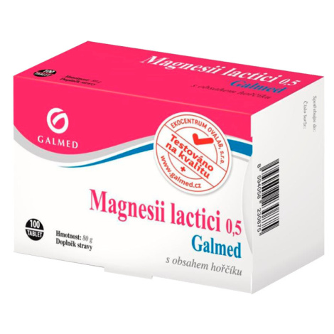 Galmed Magnesii Lactici 0,5 g 100 tablet
