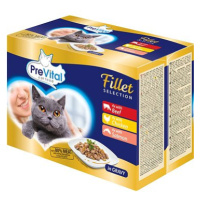 Prevital NATUREL dušené filetky v omáčce 12 × 85 g