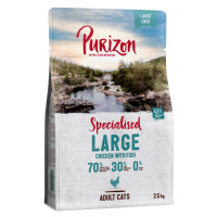 Purizon granule, 3 x 2,5 kg - 15 % sleva - Large Adult kuře & ryba - bezobilné
