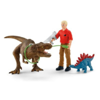 Schleich Útok Tyranosaura Rexe