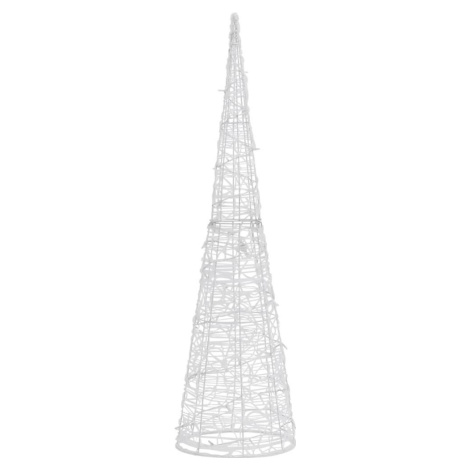 Shumee akrylový dekorativní světelný LED kužel modrý 120 cm, 329807