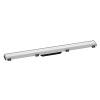 Sprchový žlab Hansgrohe RainDrain Match 75,5 cm nerez matná bílá mat 56038700