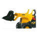 Šlapací traktor JCB s přední i zadní lžící Rolly Toys 812004