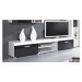 Artcam TV stolek SAMBA bílý s černým leskem| reg. 8