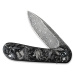 Civivi Elementum C907C-DS2 Silvery Shred Carbon Fiber Damascus