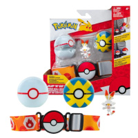 Pokémon clip 'n' go poké ball belt set scorbunny