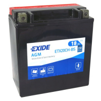 Motobaterie EXIDE ETX20CH-BS, 12V, 18Ah, 230A