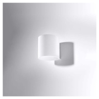 Bílé nástěnné svítidlo ø 10 cm Gino – Nice Lamps