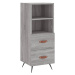 vidaXL Skříň highboard šedá sonoma 34,5 x 34 x 180 cm kompozitní dřevo