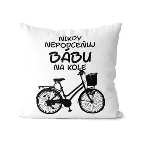Impar Polštářek Bába na kole
