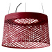 Foscarini Foscarini Twiggy Grid LED závěsné světlo, červená