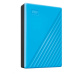 WD My Passport Portable 4TB, Externí HDD, USB 3.0, modrá