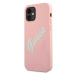 Guess GUHCP12SLSVSPG hard silikonové pouzdro iPhone 12 Mini 5.4" green-pink Silicone Vintage