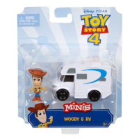 Mattel Toy Story 4: Příběh hraček Minifigurka s vozidlem, asst