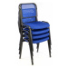Garthen 38256 Sada stohovatelné kongresové židle 2 kusy - modrá