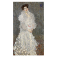 Obrazová reprodukce Portrait of Hermine Gallia (1870-1936) 1904, Gustav Klimt, 22.2 × 40 cm