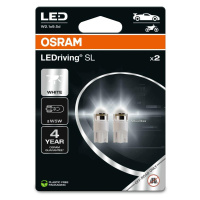 OSRAM LED W5W 12V 1W W2.1x9.5d LEDriving SL White 6000K blistr 2ks 2825DWP-2BL