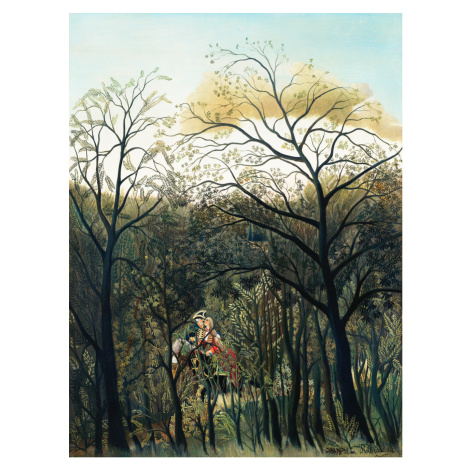 Obrazová reprodukce Rendezvous in the Forest - Henri Rousseau, (30 x 40 cm)
