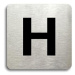 Accept Piktogram "hydrant" (80 × 80 mm) (stříbrná tabulka - černý tisk bez rámečku)