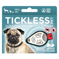 TICKLESS PET Ultrazvukový odpuzovač klíšťat a blech pro psy barvy beige 1 kus