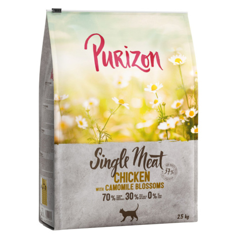 Purizon Single Meat kuřecí s květy heřmánku - 2,5 kg