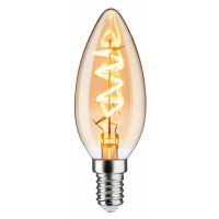 PAULMANN Vintage Edition LED svíčka E14 230V 4W 1800K stmívatelné zlatá