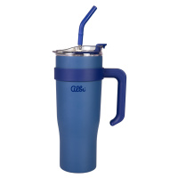 Modrý nerezový termohrnek XXL 1200 ml Albi