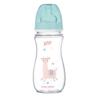 Canpol Babies antikolikoliková kojenecká lahvička se širokým hrdlem, Exotic Animals, 300 ml - ze