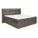 Čalouněná postel MAGNUM - šedá 180 × 200 cm