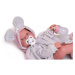Antonio Juan 50392  MIA - mrkací a čůrající realistická panenka miminko s celovinylovým tělem - 