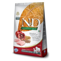 N&D Ancestral Grain Dog Senior Medium & Maxi Chicken & Pomegranate 12 kg