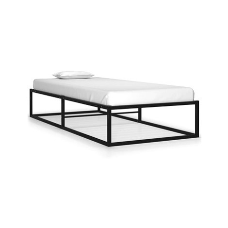 Shumee Rám postele - černý, kov, 90 × 200 cm