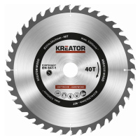 Pilový kotouč na dřevo Kreator 254mm 40T KRT020427