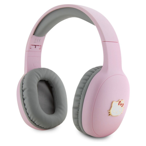 Hello Kitty Bicolor Kitty Metal Head Logo sluchátka růžová