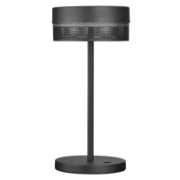 HELL LED stolní lampa Mesh, baterie výška 30 cm, černá