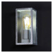 Eco-Light Venkovní nástěnné světlo Karo, hliník a sklo zinek