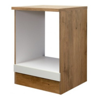 Kuchyňská skříňka pro vestavnou troubu Avila HU60, dub lancelot/krémová, šířka 60 cm