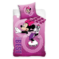 Carbotex Dětské povlečení Minnie Na bruslích