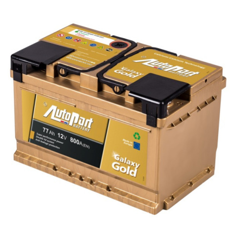 AUTOPART Autobaterie Galaxy Gold 77 Ah 12V, 278x175x175 mm