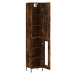 vidaXL Skříň highboard kouřový dub 34,5 x 34 x 180 cm kompozitní dřevo