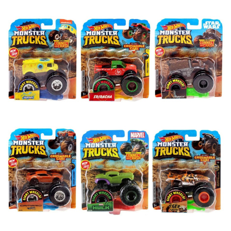 Mattel Hot Wheels Monster trucks kaskadérské kousky asst